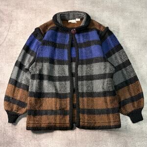 Vintage Chunky Knit Jacobsons Striped Sweater Cardigan